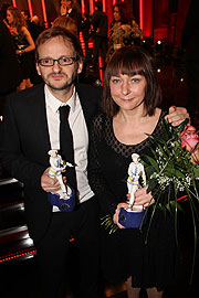 Bayerischer Filmpreis 2011 beste Darsteller: Steffi Kühnert und Milan Peschel (Foto. Martin Schmitz)